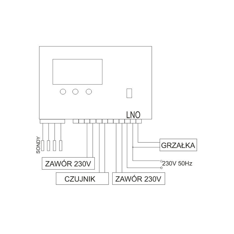 Regulator mocy i temperatury PRD3W+