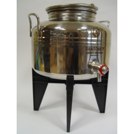 Bańka stalowa 3l z podstawką i kranem