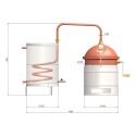 Alembik HOBBY 30l - gaz