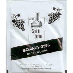 Drożdże winiarskie BAYANUS G995