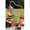 Alembik miedziany ROTATING COLUMN 10 l zestaw