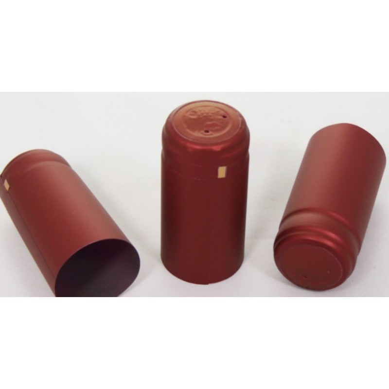 Kapturki termokurczliwe bordowe