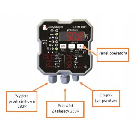 DESTYLATOR do bimbru - destylowanie - destylator elektryczny - destylator keg 20l