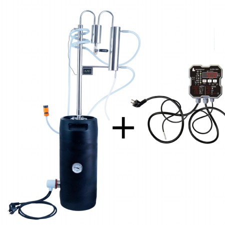 DESTYLATOR do bimbru - destylowanie - destylator elektryczny - destylator keg 20l