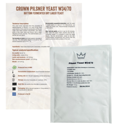 drożdże do piwa - drożdże piwowarskie - drożdże pilsner