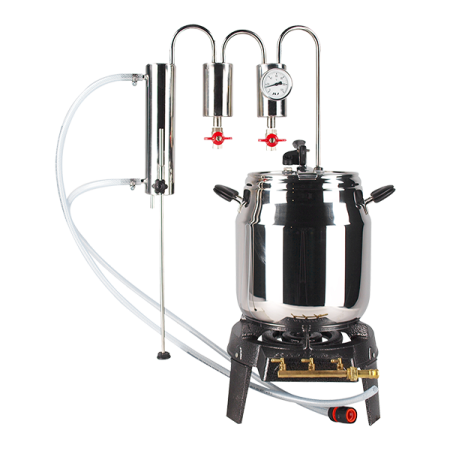 DESTYLATOR do bimbru - destylowanie - destylator gazowy - destylator szybkowar 12l