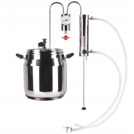 DESTYLATOR do bimbru - destylowanie - destylator gazowy - destylator szybkowar 9l