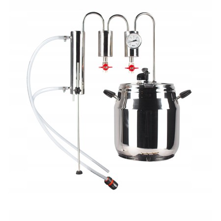 DESTYLATOR do bimbru - destylowanie - destylator gazowy - destylator szybkowar 9l