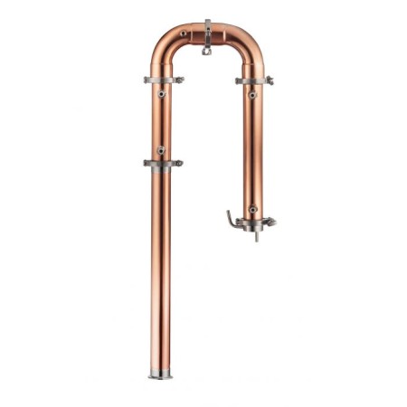 DESTYLATOR miedziany do bimbru - destylowanie - destylator gazowy z miedzi - destylator na garze z miedzi