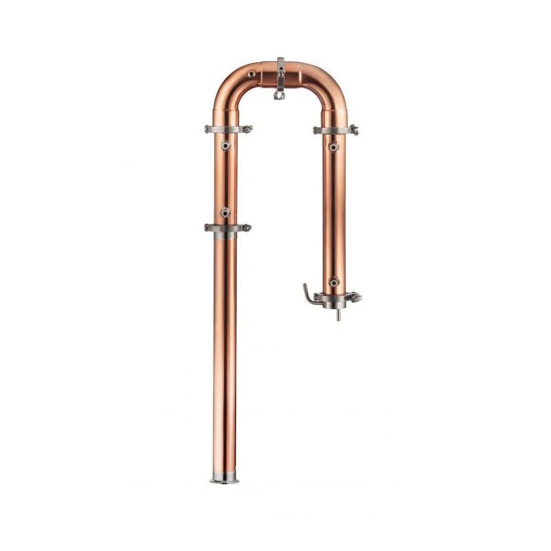 DESTYLATOR miedziany do bimbru - destylowanie - destylator gazowy z miedzi - destylator na garze z miedzi