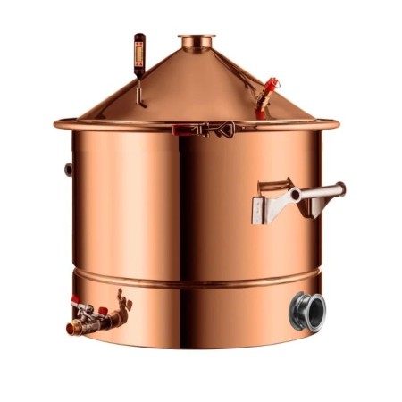 DESTYLATOR miedziany do bimbru - destylowanie - destylator gazowy z miedzi - destylator na garze z miedzi