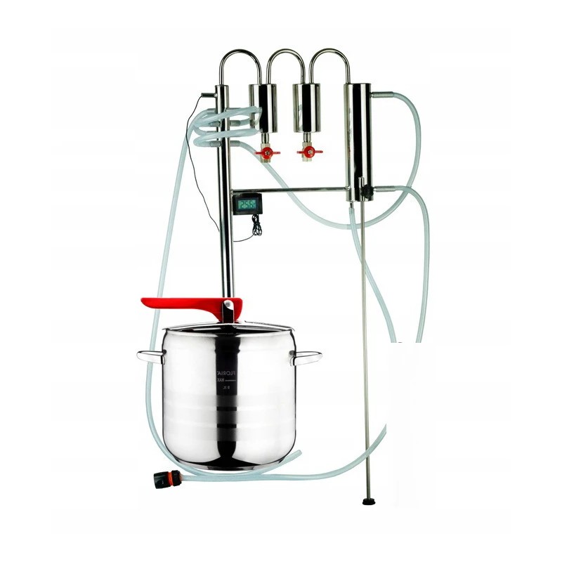 DESTYLATOR do bimbru - destylowanie - destylator gazowy - destylator szybkowar 14 l -