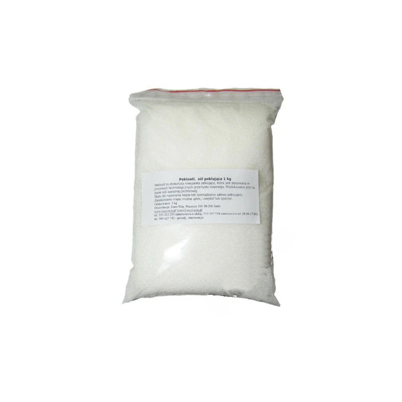 peklosól - sól do peklowania - sól do mięsa - domowe wędliny