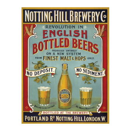 metalowa reklama - metalowy plakat - reklamam piwo - tin sign