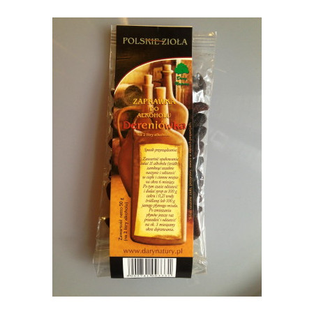 Dereniówka - suszone owoce derenia - zestaw ziół - domowe nalewki