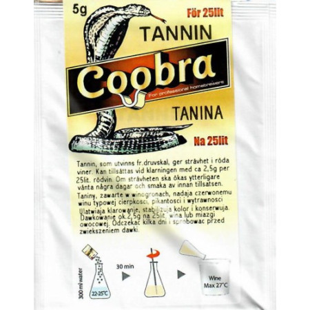 Tanina - garbnik do wina - tanina do wina